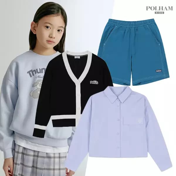 폴햄키즈 여아 캐미솔 여아 팬티 2팩