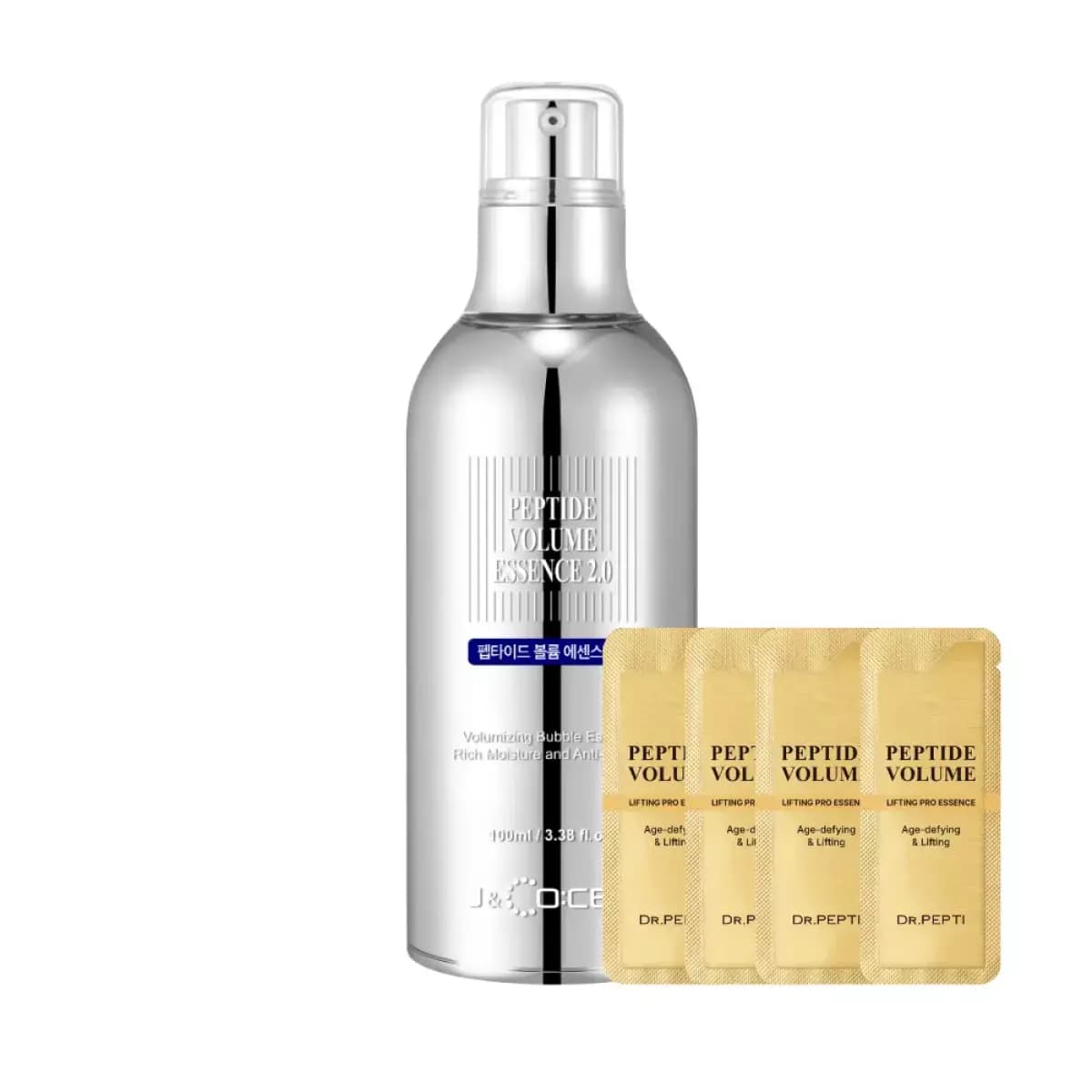 제이앤코슈 닥터펩티 펩타이드 볼륨에센스 2.0+ 파우치 4매