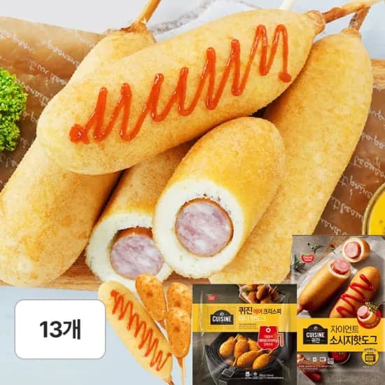 동원 핫도그 자이언트 4개 미니 9개 총 13개