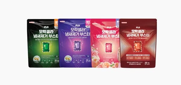 피지 모락셀라 냄새제거 부스터 캡슐 세탁세제 4종