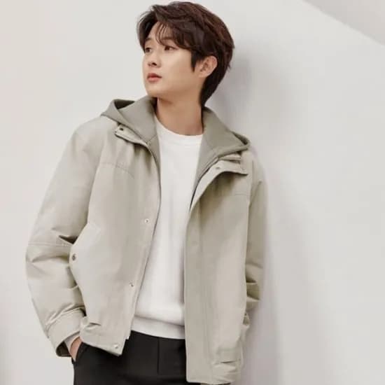 프로젝트엠 남성 탈부착 후드 패디드 쉘파카 점퍼