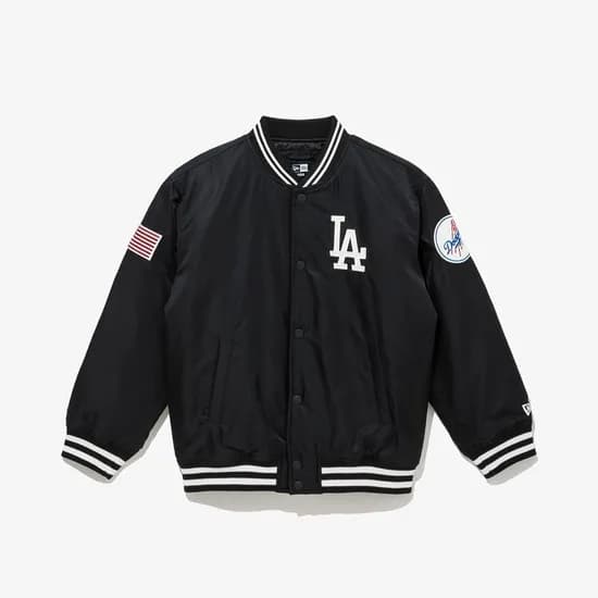 뉴에라 키즈 MLB LA 다저스 재킷 블랙