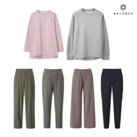 탑텐밸런스 남여 수퍼스트레치 팬츠 14,310원 반팔티 8,910원