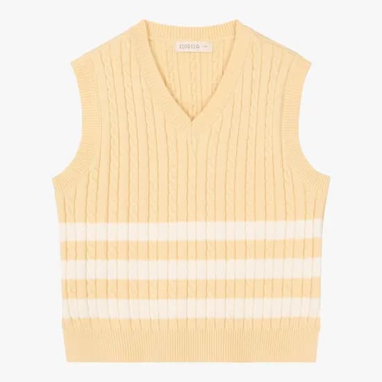 일로딜로 스트라이프 조끼