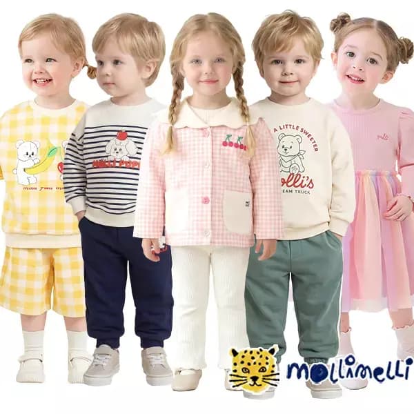 몰리멜리 봄등원룩원피스 상하복 가디건