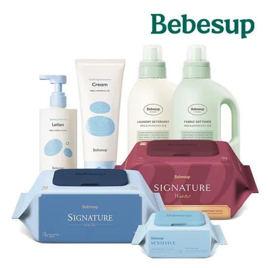 베베숲 시그니처 위드블루 회전목마 에디션 70매 20팩 휴대 그린 4팩