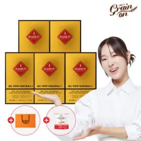 골드 카무트효소G 저당단백칩 쇼핑백 5개월분 150포