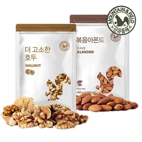 25년산 1/4태 햇 호두 400g 2봉 외 다양