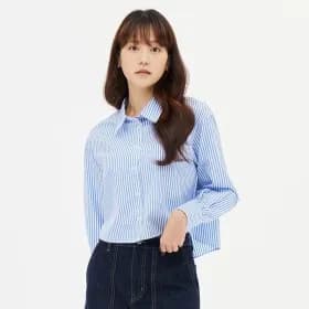 탑텐 트러커 청자켓