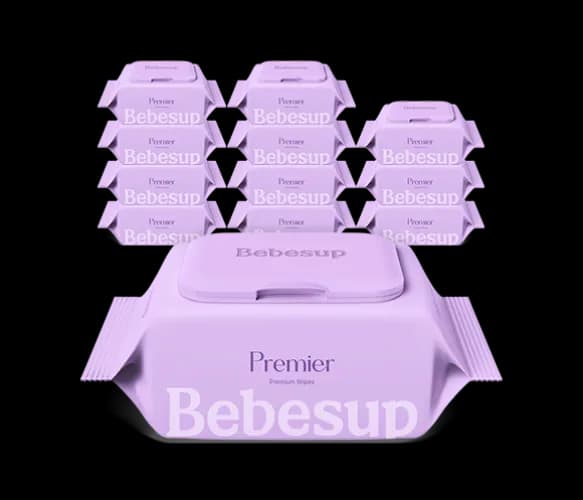 베베숲 휴대용 프리미어 엠보싱 20매 12팩