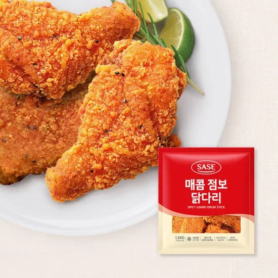 사세 매콤 점보 닭다리 1.3kg + 통살치킨 950g