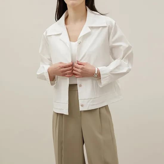 모놀로그 레이미블라우스자켓