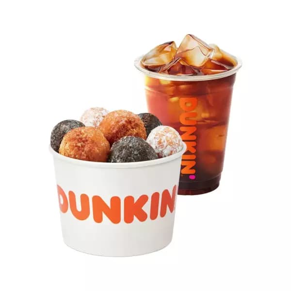 던킨 먼치킨 10개 아메리카노