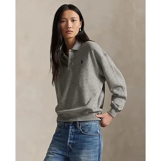 폴로 랄프 로렌 라이트웨이트 플리스 긴팔 카라티