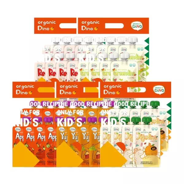 11번가 타임딜 유기농 무첨가 과채주스 5가지맛 40팩