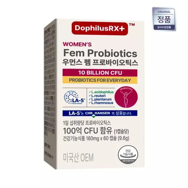 도피러스알엑스 우먼스 펨 프로바이오틱스 60캡슐 1개