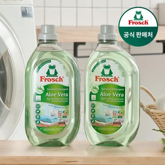 프로쉬 독일 알로에베라 세탁세제 1.5L 2개