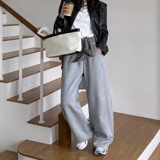 커브라인 라벨 이지팬츠