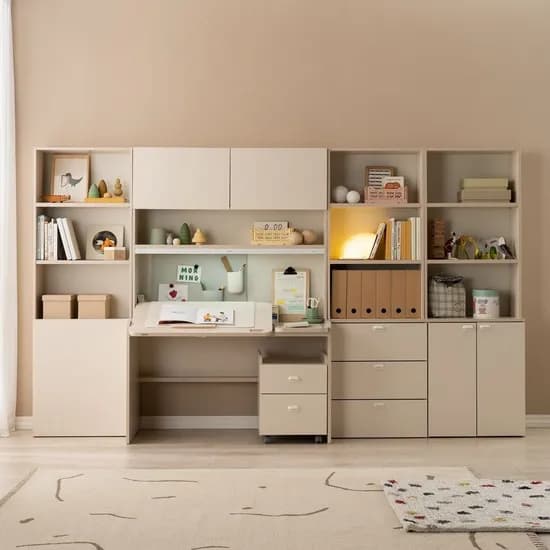 리바트 로넌 1200 책상세트 플랩도어형