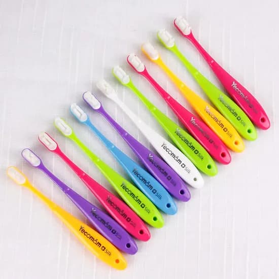 예꼬맘 어린이 초미세모 실크 칫솔 12개