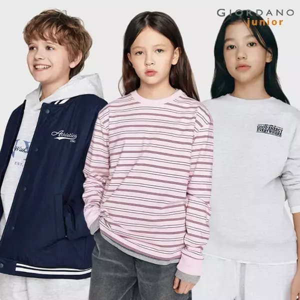 지오다노주니어 그래픽 긴팔 티셔츠 외 다양