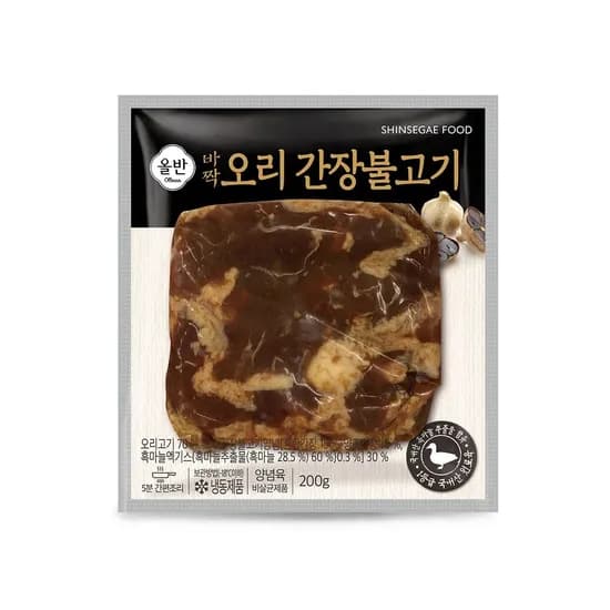 올반키친 바짝오리불고기 200g 6팩 간장3+고추장3