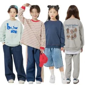 바브키즈 일자핏팬츠