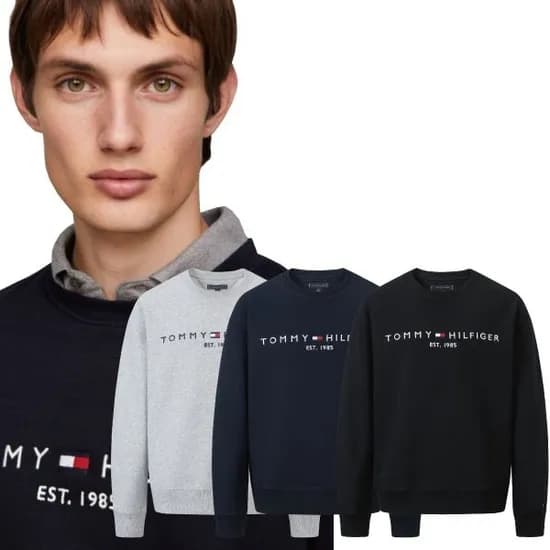 타미힐피거 자수로고 맨투맨 티셔츠 22,730원