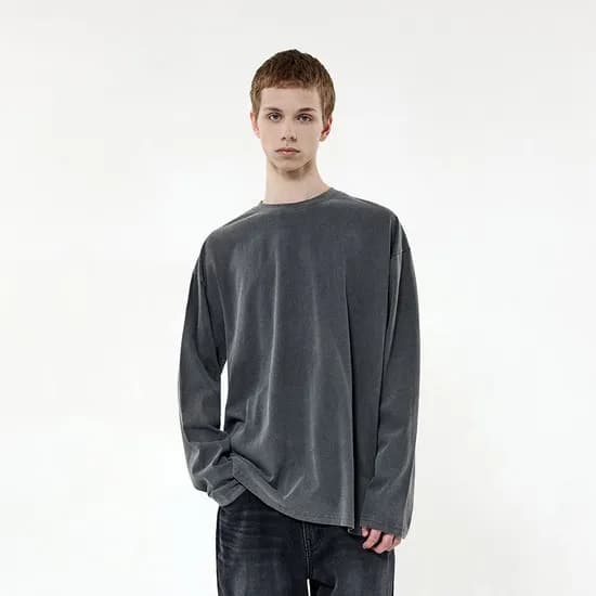 미니멀프로젝트 피그먼트 오버핏 긴팔티 18,940원 무배