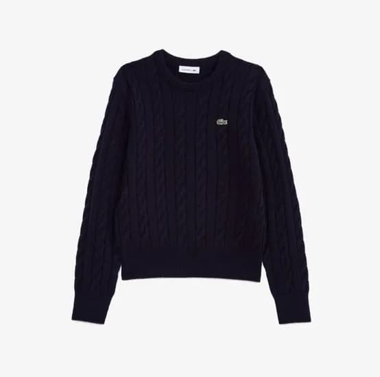 라코스테 케이블 크루넥 스웨터 169,540원 무배