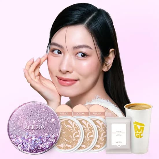 에이지투웨니스 뉴오리지널 에센스 샤이닝드롭 에디션 케이스 + 리필 3개 26900원