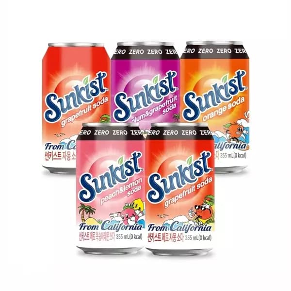 썬키스트 소다 355ml 24캔 8,950원(페이코.카카오) 무배