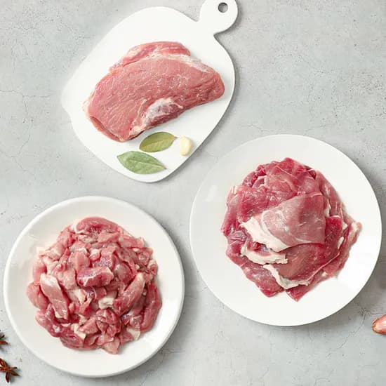 국내산 돼지 뒷다리살 1kg 2팩 18960원 무배