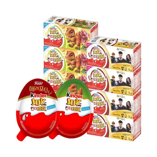 킨더조이 3T 나툰즈/ 해리포터 블루/핑크 8개 골라담기 27,800원