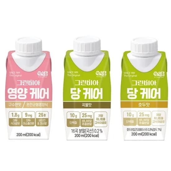 그린비아 영양케어 구수한맛 균형영양식 200ml 18팩 18,740원