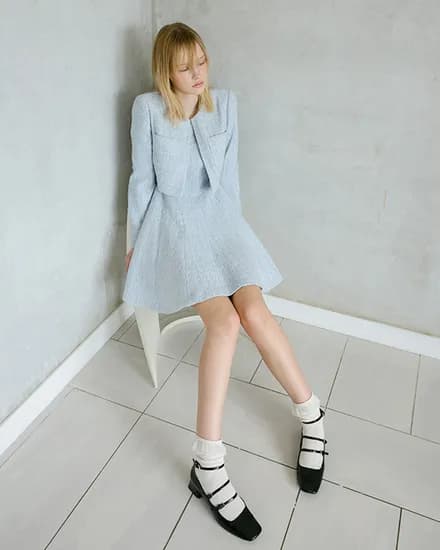 베네통 포켓 데님 점퍼 74,100원