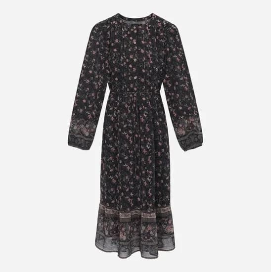 써스데이아일랜드 패턴 보더MIX 미니 원피스 96,530원