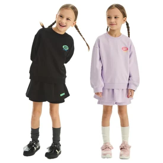 ) 딸맘 추천해요!! 베네통키즈 맨투맨+치마바지 45,680원