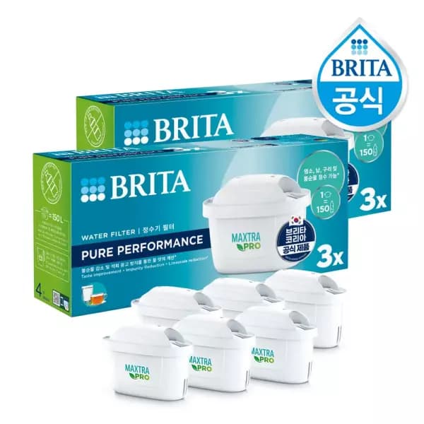 브리타 정수기 필터 막스트라 프로 3입 2개