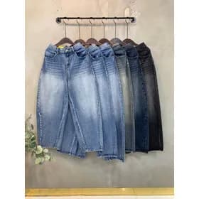 씨샵인더룸 YKK지퍼 뒷밴딩 워싱 벌룬핏 배기 청바지