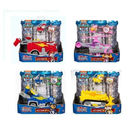 퍼피구조대 나이츠 비히클 시리즈 4종 세트 20720원