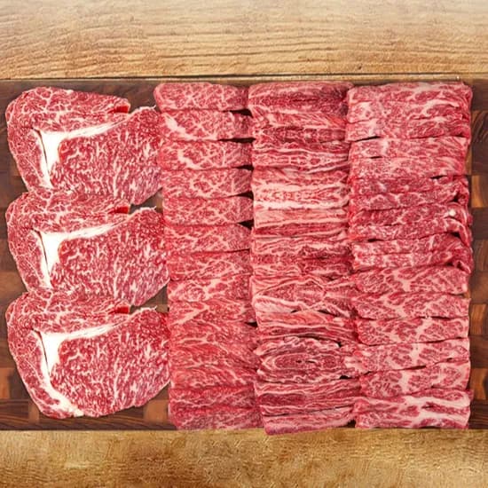 가치공간 1++ 한우 구이용 모둠 400g 33,900원 무배