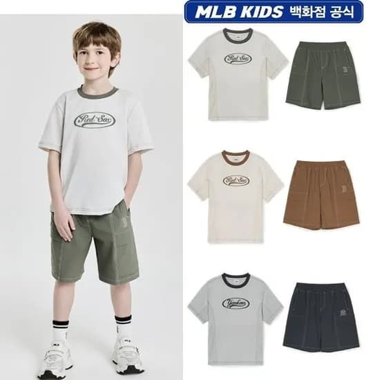 MLB 키즈 아웃도어 티셔츠 세트 38,210원