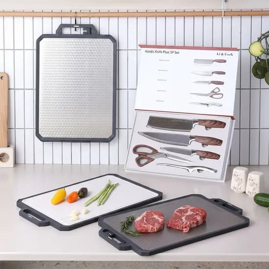 리앤쿡 스탠딩 더블 커팅보드 스텐316 19,900원