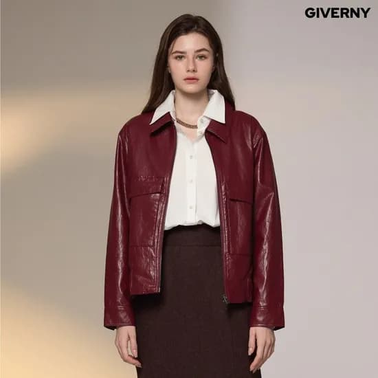 지베르니 레더 블루종 자켓 29970원