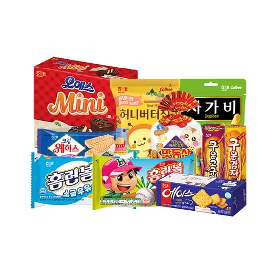 해태 인기 비스켓 스낵 10종 패키지 12,400원 무배