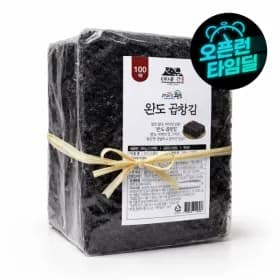 완도산 햇 곱창김 100매 2월 수매 360g이상 18,500원 무배