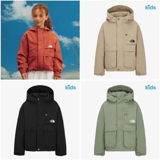 노스페이스 키즈 캠프아웃 자켓