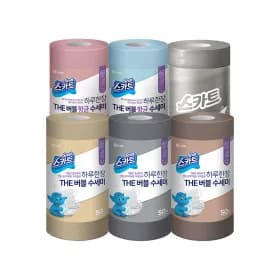 스카트 일회용 버블 수세미 50매 6롤/15,980원(2663원) 초핫딜