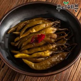 새콤달콤 간장고추절임(장아찌) 1kg+1kg/ 9270원